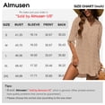 thumbnail image 6 of Almusen Swimsuit Cover up for Women Bathing Suit Beach Dress Bikini Coverup Shirt, 6 of 6