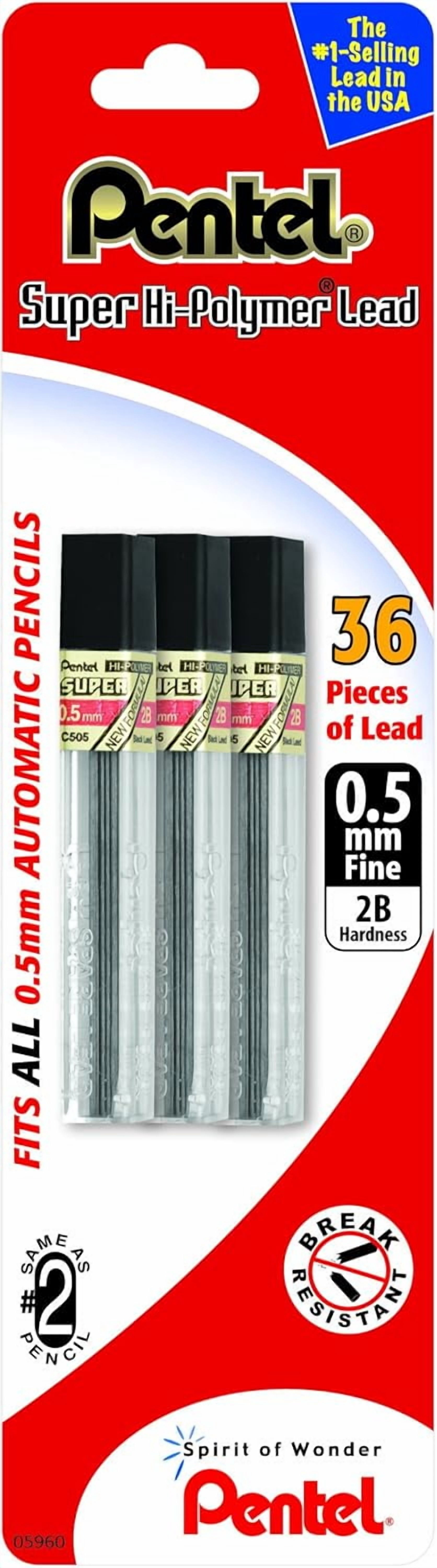 Recharge de Plomb czcpp-Super Hi-Polymère 0.5mm Fin, 2B, 36 Pcs de Plomb (C505BP32B-K6)