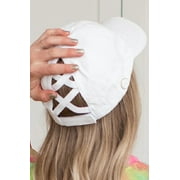 CC Criss-Cross Cap w/ Buttons