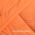 thumbnail image 6 of Ntbay Twin Size Down Alternative Comforter Duvet Insert, All Season Reversible Quilted Bedding with Corner Tabs, Breathable, 68x90 inches, Orange, 6 of 8