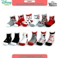 thumbnail image 4 of Disney Baby Girls' Socks - 12 Pack Minnie Mouse, Daisy, Princess Socks (Newborn/Infant), 4 of 7