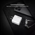 thumbnail image 5 of For Samsung Galaxy F04 White 20W Fast Wall Travel Charger PD USB C & USB A - Wall Charger Only, 5 of 6