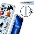 thumbnail image 4 of Halloween Bats Clear Case for iPhone 13 Pro,Transparent Soft TPU Bumper Full Cover Case, 4 of 5