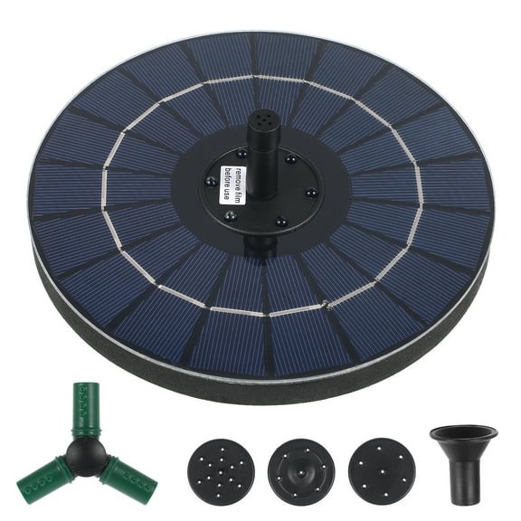 Worgeous Solar Fountain Solar Powered Water Fountain Bird Bath Fountain Disc Fountain