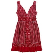 Juniors Bandana Print Dress