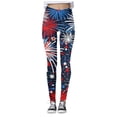 thumbnail image 3 of TOWED22 Women's Comfy Casual Pajama Pants American Flag Drawstring Lounge Pants Wide Leg Leggings Loose Trousers(Black,XL), 3 of 5