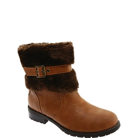 Faux Fur Platform Knee Boots - Portland Boot Company Timber Women's Faux Fur Boot