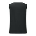 thumbnail image 4 of vdgthytj Plus Size Workout Tank Tops for Women Crew Neck Sleeveless Summer Basic Shirts Quick Dry Casual Loose Sport Blouses, 4 of 7