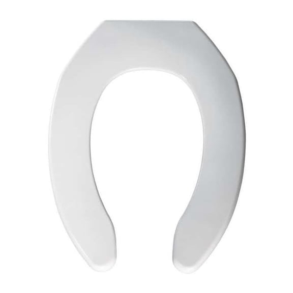 Bemis Commercial Heavy-Duty Plastic Toilet Seat White