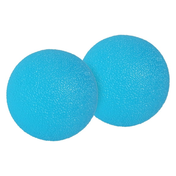 Uxcell Hand Exercise Balls, Squeeze Ball Stress Ball for Adults Grip Strengthening Occupational Equipment Blue