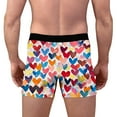 thumbnail image 5 of Ousvtion Clearance Deals Valentine's Day Mens Trunks Love Heart Print Boxer Briefs Valentines Rose Boxers Underwear Comfort Soft Brief Gift for Men,A09-Pink,Medium, 5 of 5
