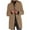 Khaki, variant on JNGSA Warm Winter Coats for Women, Women's Winter Overcoat Mid-Long Stand Collar Woolen Single Breasted Coat Outerwear with Pockets