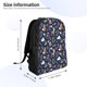 thumbnail image 4 of Easygdp Animals And Wildflowers Mochila Versátil y Elegante: Comodidad, Almacenaje y Durabilidad para la Universidad, Trabajo, Viajes y Uso Diario, 4 of 8