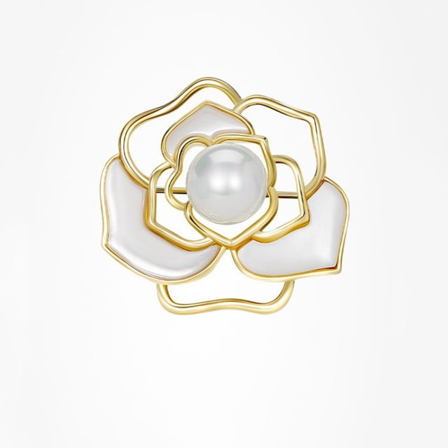 Fashion Drop Brooch Alloy Corsage for Versatile Wear | Contemporary Jewelry Accessory Statement Piece