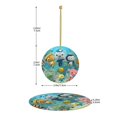 thumbnail image 4 of The Octonauts Christmas Ceramic Round Ornaments Print Decorative Hanging Ornaments For Xmas Tree Holiday Party Decoration 1 Pcs, 4 of 9
