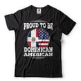 thumbnail image 2 of Proud To Be Dominican American Shirt Dominican Republic Patriotic TShirt Dominican National Flag Tee (Large Grey), 2 of 5