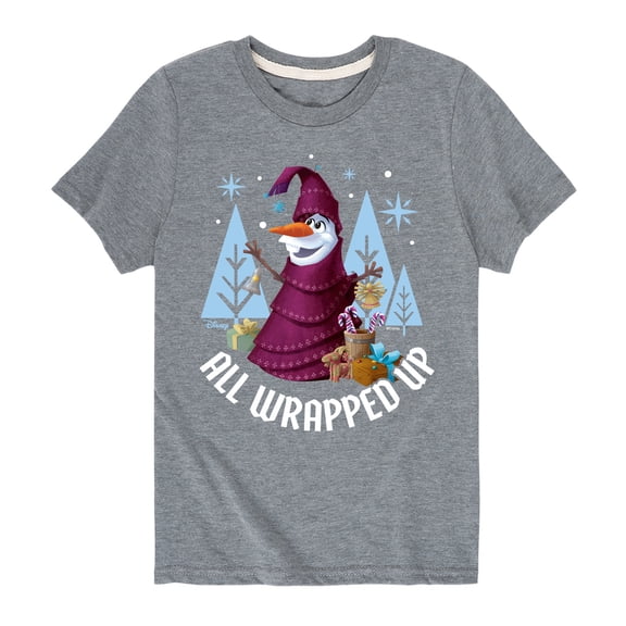 Frozen 2 - All Wrapped Up - Toddler And Youth Short Sleeve Graphic T-Shirt