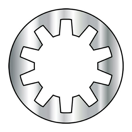 

M5 Din 6797 J Metric Internal Tooth Lock Washer A2 18 8 Stainless Steel (Pack Qty 10 000) BC-MD05WIA2