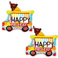 thumbnail image 1 of Globos de aluminio para decoración de helados para fiestas de coche, 2 unidades, GOTPASS, 1 of 4