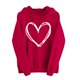 thumbnail image 4 of RKSTN Valentine's Day Hoodie for Women Oversized Valentines Heart Print Drawstring Hooded Sweatshirt Top Womens Casual Solid Plus Size Graphic Printed Loose Comfy Hood Fall Spring Clothes, 4 of 6