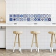 thumbnail image 5 of Walplus Peel and Stick Backsplash Spanish and Moroccan Blue Wall Tile Decals 48 Pcs 4" x 4", 5 of 11