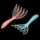 thumbnail image 5 of Soidarity Masajeador de cabeza de nueve garras, masaje relajante para la cabeza, forma de pulpo, relajación del cuero cabelludo, masaje profundo, diseño masajeadores 9 cuentas, azul Soidarity CE000983-02, 5 of 6