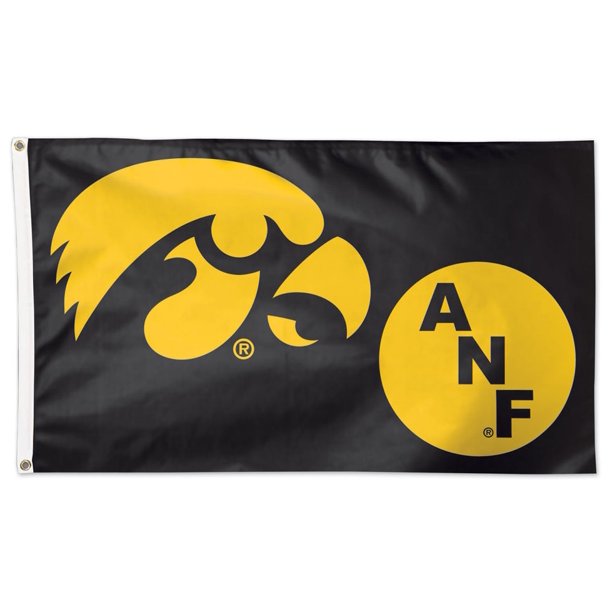 Iowa Hawkeyes Flag 3x5 2 Sided America Needs Farmers ANF