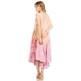 thumbnail image 2 of Sakkas Starlight Fourth Women's Tie Dye Caftan Tank Dress/Cover Up Beach Kaftan - 44-BurgundyBrown - One Size, 2 of 5