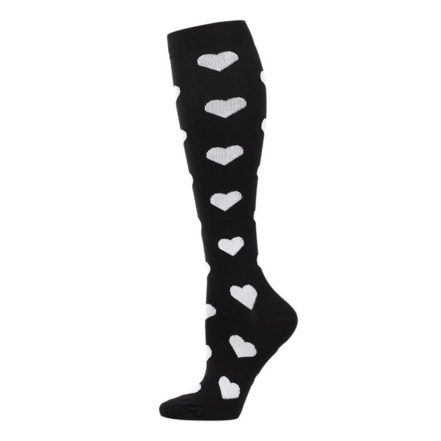 Calcetines de compresión de estilo europeo y americano, calcetines para hombres y mujeres, calcetines deportivos para exteriores, calcetines de compresión, calcetines de tubo