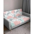 thumbnail image 3 of Teal Red Crab Coastal Couch Cushion Covers Stretch, Washable Sofa Seat Covers Individual Seat Cushion Sofa Slipcovers Summer Coral Nautical Couch Cover Furniture Protector S-2PCS, 3 of 7