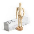 thumbnail image 2 of Royal & Langnickel Essentials 8 Inch Wooden Artist Manikin with Stand, 2 of 12