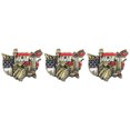 thumbnail image 2 of 3Pcs Refrigerator Magnets, New York Souvenir Fridge  3D  Decorative Refrigerator Sticker For Office Home Kitchen Bulletin Board, 2 of 8