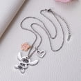 thumbnail image 4 of Collar MIXJOY Ohana Significa Familia Colgante de Plata 3 cm, 4 of 6