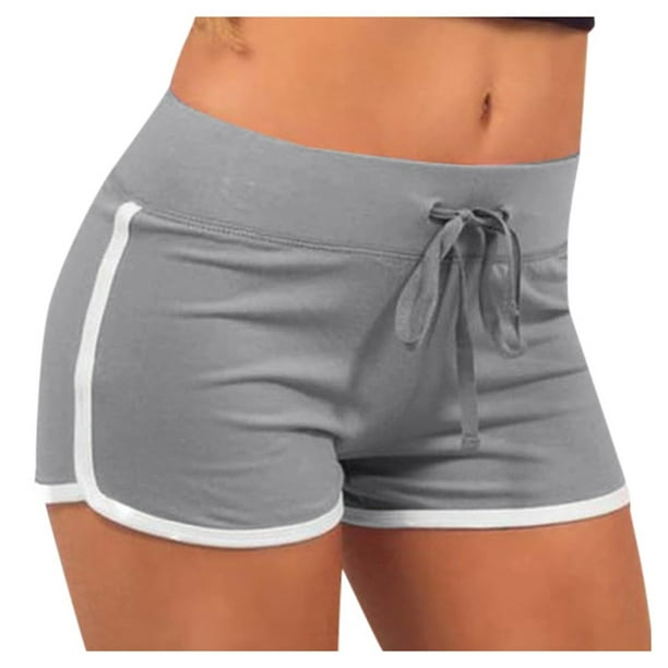MKLEKYY Pantalones Cortos de Playa para Mujer, Pantalones Cortos de Verano para Mujer, Pantalones Cortos Deportivos Suaves para Correr En Interiores
