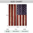 thumbnail image 3 of Super Soft Flannel Fleece Throw Blanket, Lightweight Sherpa Blankets Comfortable Bed Throws 3D Printed Blanket for Couch/Chair/Sofa/Bed/Dorm/Bedroom/Home (Wood Plank American Us Flag), 3 of 5