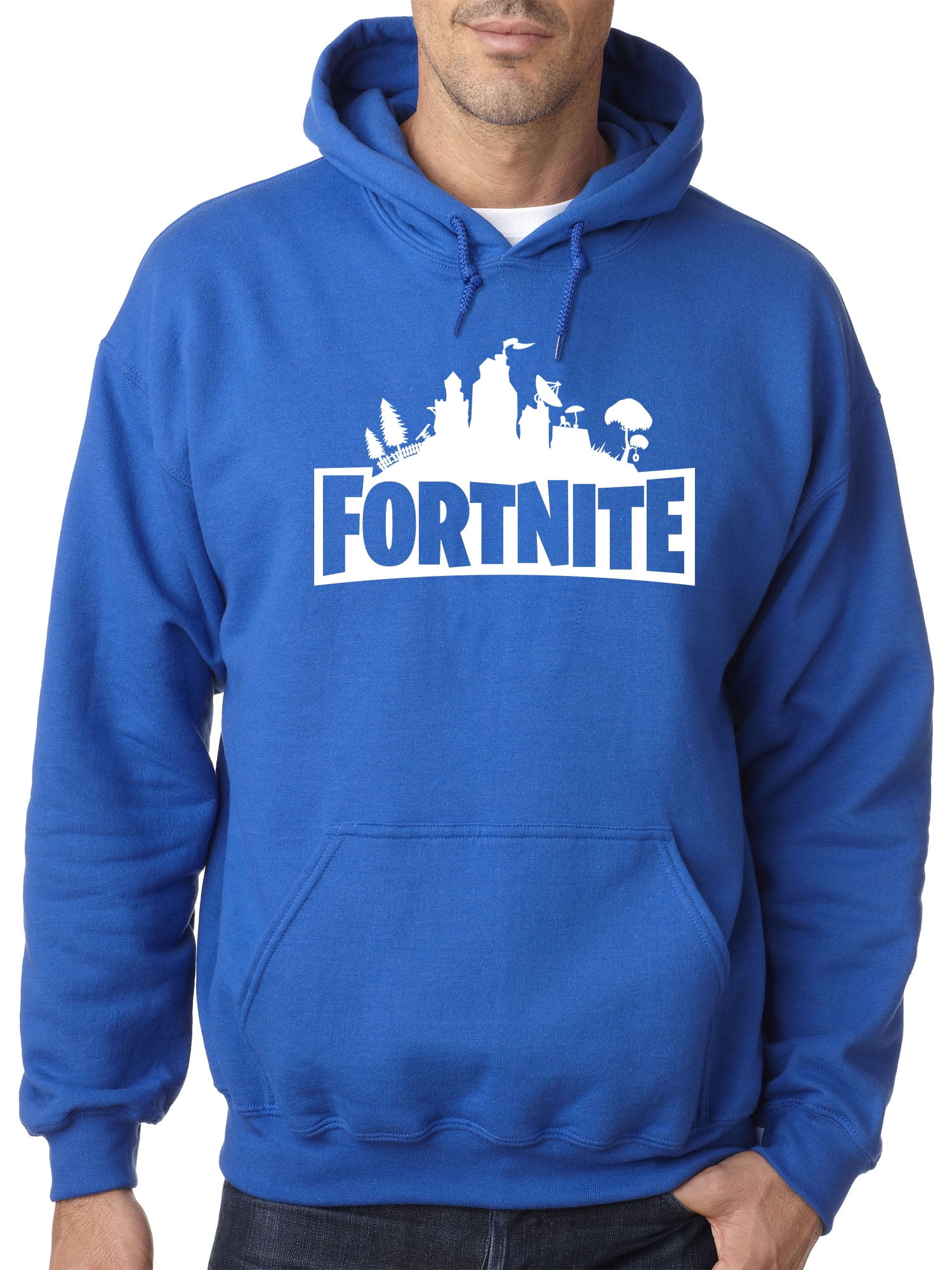 blue fortnite hoodie