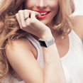 thumbnail image 4 of Bracelet de Montre en Acier Inoxydable TGD, Bracelets Réglables pour Apple IWatch Series SE/1/2/3/4/5/6 pour Femmes - Argent, 4 of 4
