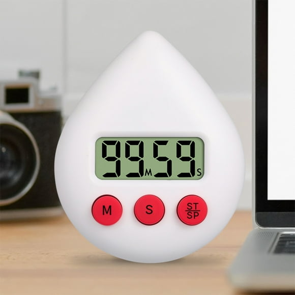 Water Drop Shaped Bathroom Timer Portable Digital Shower Timer For Kitchen Shower