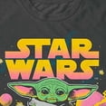 thumbnail image 3 of Disney Star Wars T-Shirt Men's Grogu Galaxy Short Sleeve Graphic Top, 3 of 5