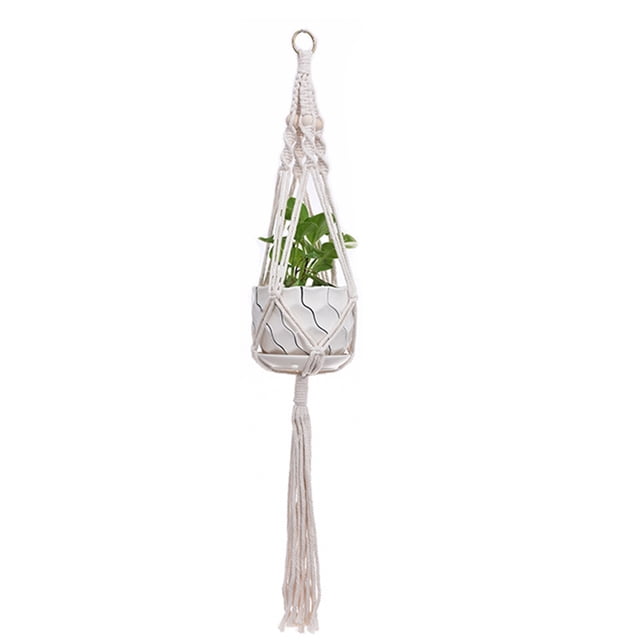 Colgador para macetas, plantas de interior al aire libre, cesta colgante, soporte para macetas de cuerda de algodón, WD024 Methold HA001777-24