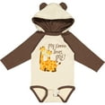 thumbnail image 3 of Inktastic My Nonna Loves Me Boys or Girls Long Sleeve Baby Bodysuit, 3 of 5