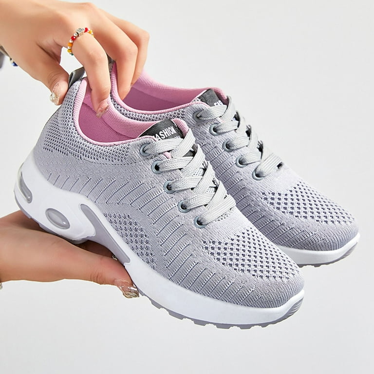 XIAQUJ Womens Slip on Shoes Work Non Slip Sneakers Walking Shoes