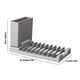 thumbnail image 3 of Escurridor De Platos Plegable, Organizador De Cocina Combinable, Soporte Para Utensilios Como Tazas, Tazones, Cucharas, Palillos, Tapas De Ollas, Escurridor De Encimera Que Ahorra Espacio, 3 of 9