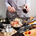 thumbnail image 3 of Birdeem Stainless Steel Measuring Cups Set of 5, Magnetic Silicone Handle Kitchen Baking Tools with Easy Read刻度, Nestable Design for Easy Storage, 3 of 6