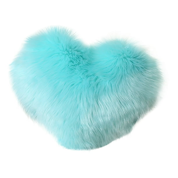 Yhmxh Fundas para cojines decorativos, cojines con forma de corazón, decoración para sofá, aptos para coche, oficina y hogar. Funda de cojín con forma de corazón (sin relleno).