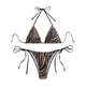 thumbnail image 2 of Traje de baño para mujer Traje de baño de bikini a rayas para mujer Traje de baño de playa de cintura alta Trajes de baño para mujer, 2 of 9
