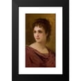 thumbnail image 2 of Henryk Siemiradzki 12x18 Black Modern Framed Museum Art Print Titled - Head of a Woman, 2 of 5