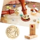 thumbnail image 5 of Cuadros Decorativos Sello de cera Sello Retro Redondo Estrella Luna Cera de sellado Cabeza de cobre dedicada (E) DQrwqpou Nuevos Originales, 5 of 9