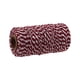 thumbnail image 2 of Yuarrent Cuerda de hilo de cinta de algodón ampliamente utilizada y duradera para diversos fines hecha de algodón fácil Artesanía Rojo oscuro + blanco, 2 of 6