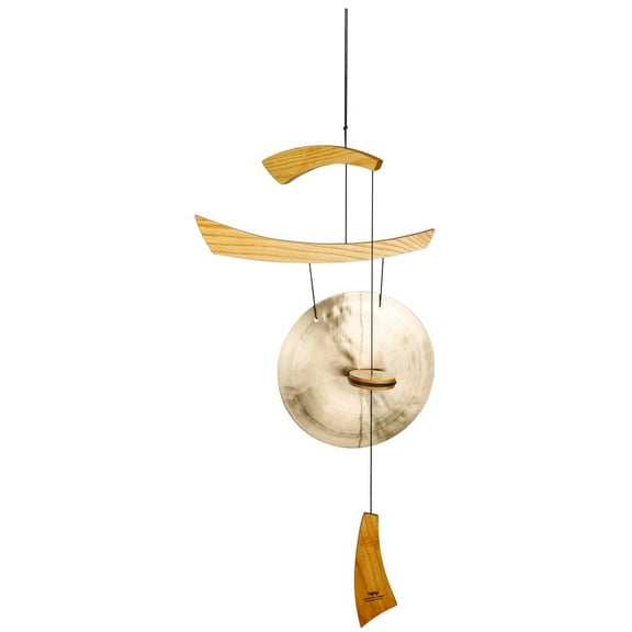 Woodstock Wind Chimes Signature Collection, Emperor Gong, Medium 34'' Natural Wind Gong EGC